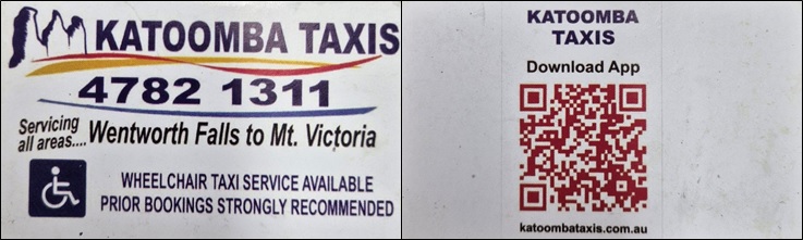 Katoomba Taxi Card